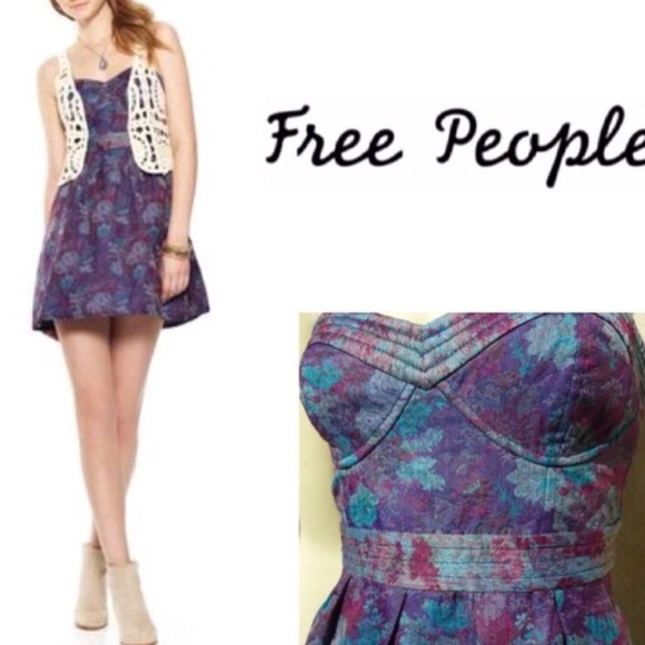Free People Dresses & Skirts - Free People Floral Tapestry Dress Elena Gilbert